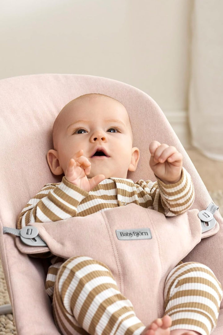 BabyBjörn Babywippe Bliss, Gewebt Melange, Hellrosa Gewebt Melange Hellrosa, Gewebt Melange Hellrosa