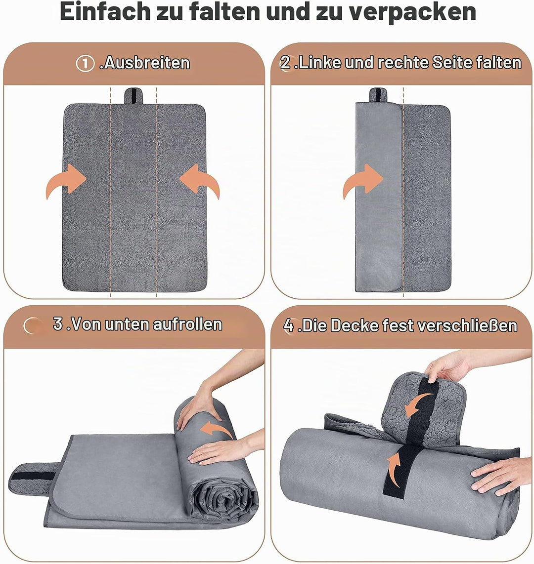 Kato Tirrinia wasserdichte Outdoor-Decke - Wasserfeste Thermo Campingdecke Reisedecke Picknickdecke