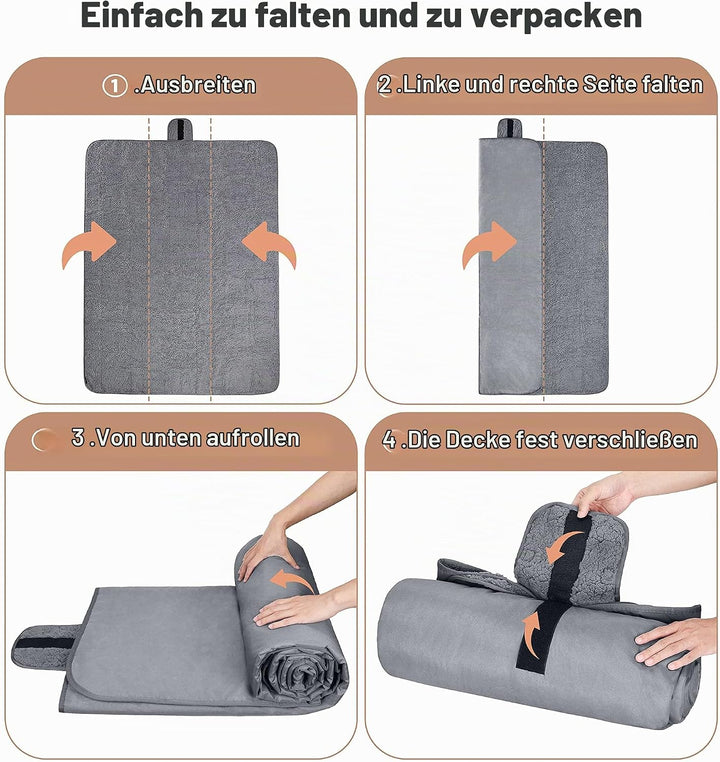 Kato Tirrinia wasserdichte Outdoor-Decke - Wasserfeste Thermo Campingdecke Reisedecke Picknickdecke