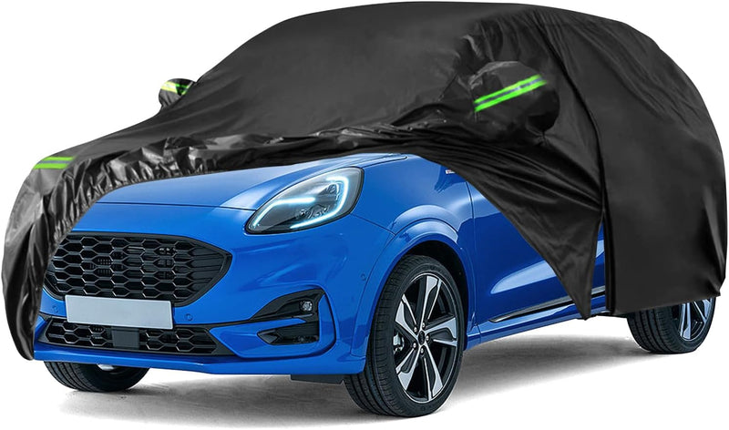 Autoabdeckung Wasserdicht Passend für Ford Puma 2019-2024, Atmungsaktiv Vollgarage Autoplane für Reg