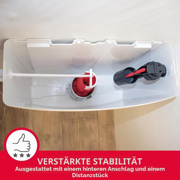 Wirquin Reviso 50717361 Hohe-Level 1-Spülkasten Volumen
