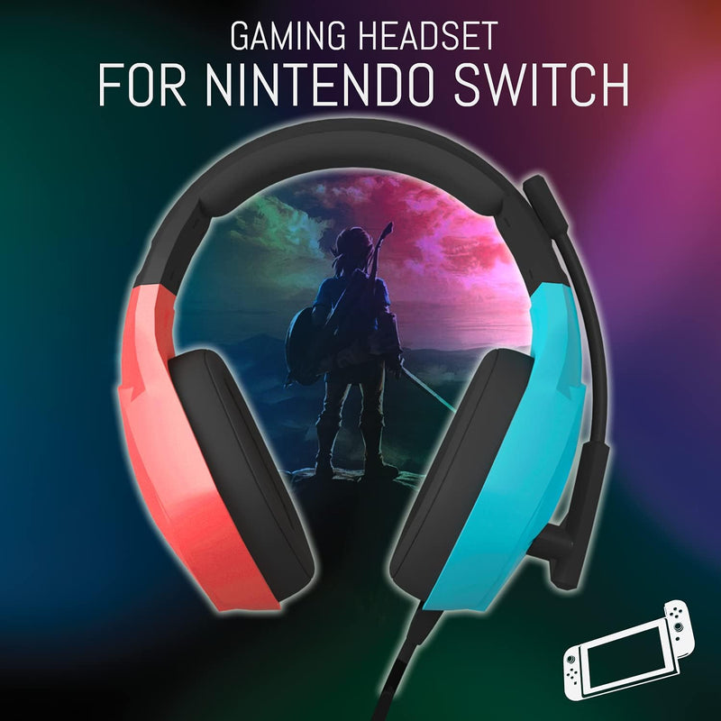 Orzly Gaming Headset für Nintendo Switch OLED Konsole , Laptop Stereo Sound with mit Geräuschunterdr