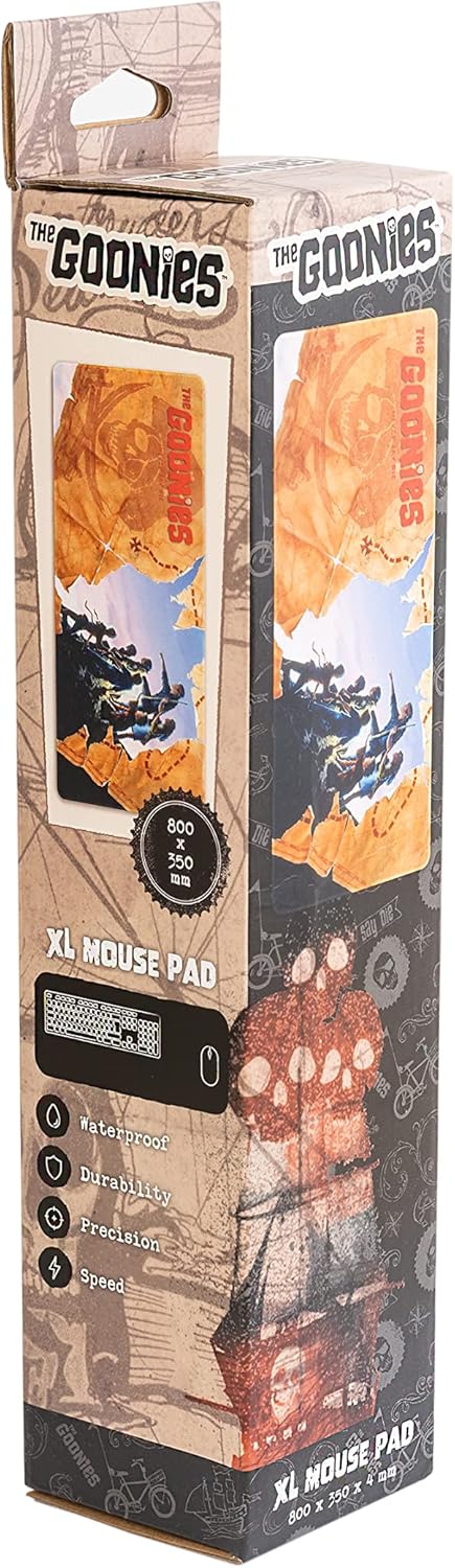 Grupo Erik Gaming Mauspad XXL The Goonies Gaming Mousepad XXL rutschfest und Wasserabweisend Mauspad