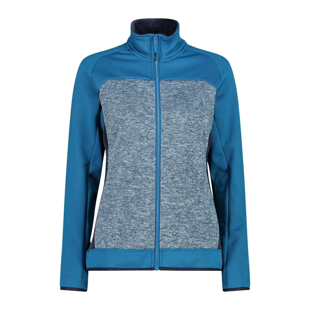 CMP Damen Jacke Fleecejacke Fleecepullover 38 GIADA-B.BLUE, 38 GIADA-B.BLUE