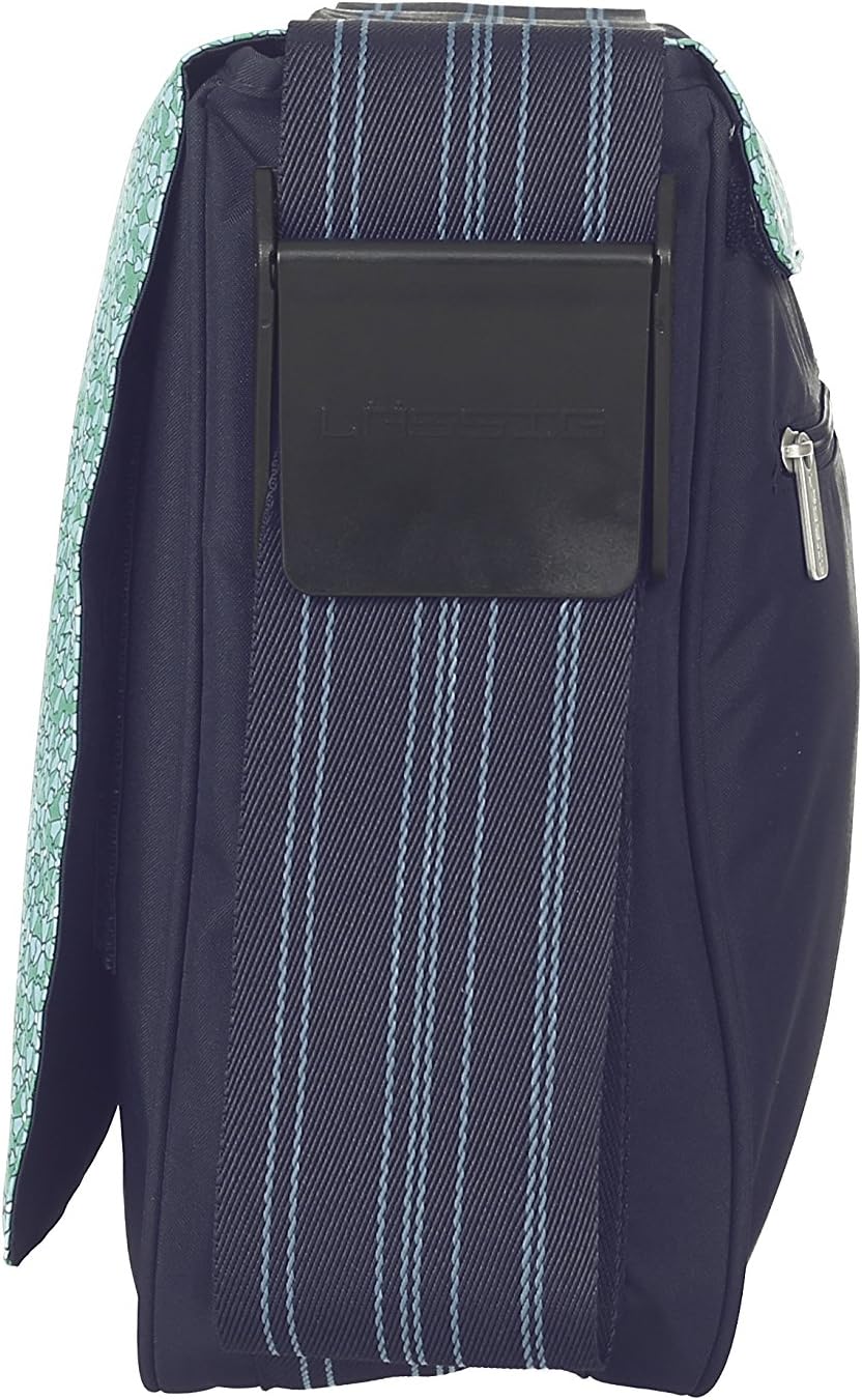 Lässig Casual Messenger Bag Wickeltasche/Babytasche inkl. Wickelzubehör blau