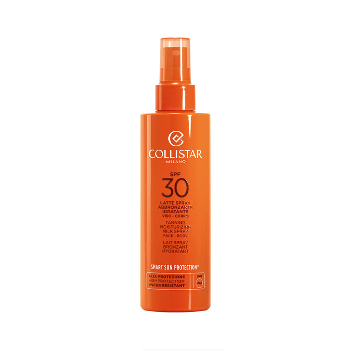Collistar Spray-Bräunungsmilch mit LSF 30, reich an Vitamin E, frisch, superabsorbierbar und wasserf