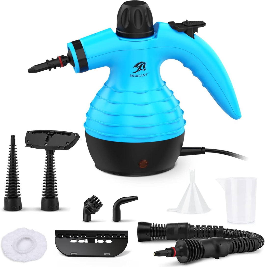 Dampfreiniger Handgerät MLMLANT Hand Dampfreiniger Handgerät 350ML Wassertank mit 9 Zubehörteilen fü