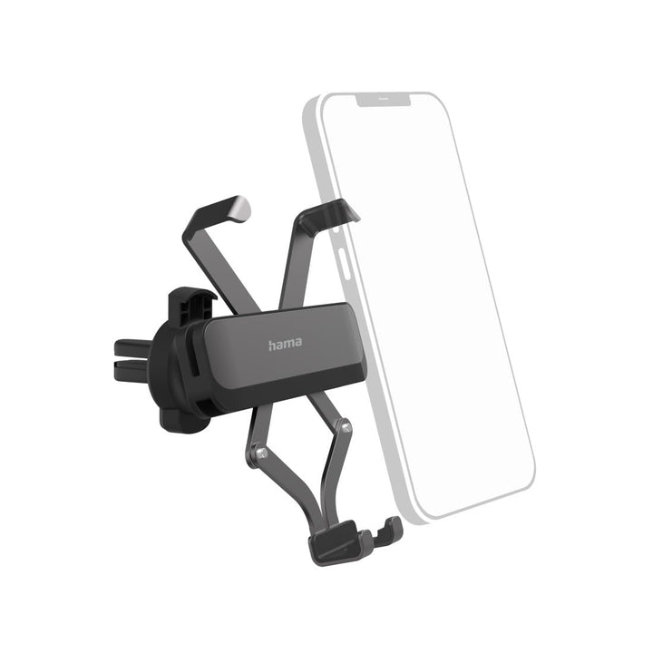 Hama "Gravity Pro Kfz-Telefonhalterung für Lüftungsgitter – drehbar, verstellbar, kompatibel mit Sma