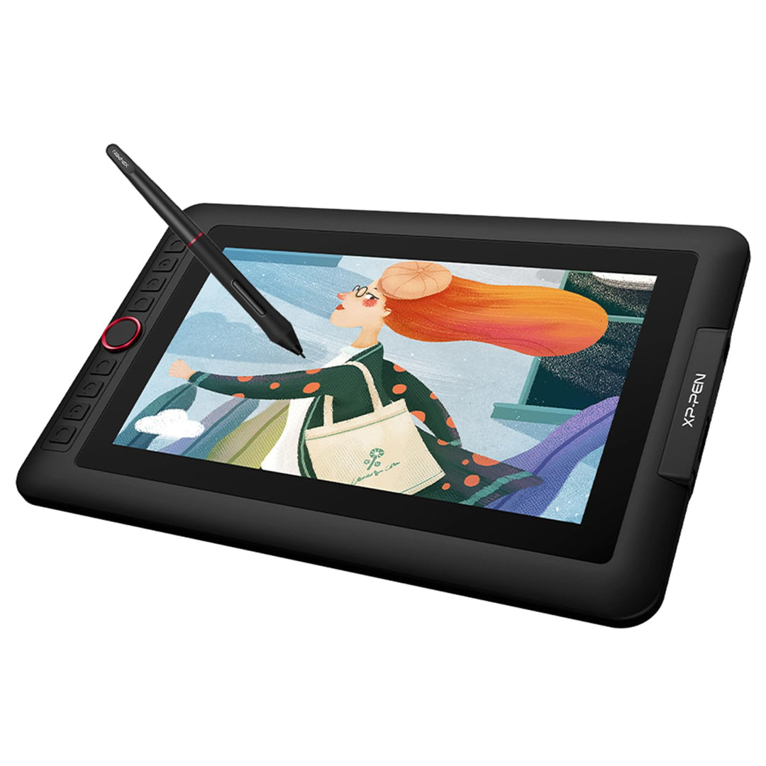 XPPen Artist 12 Pro Lite Grafiktablett mit Display für PC- 11,6 Zoll | 8 Taste und 1 Einstellrad, 81