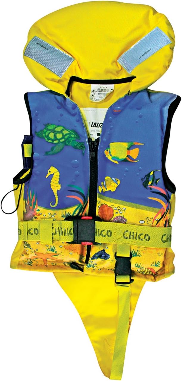 Lalizas Chico Kinder-Rettungsweste 100N/150N : Infant Life Vest réf.71073 10-20kg Gelb/Blau, 10-20kg
