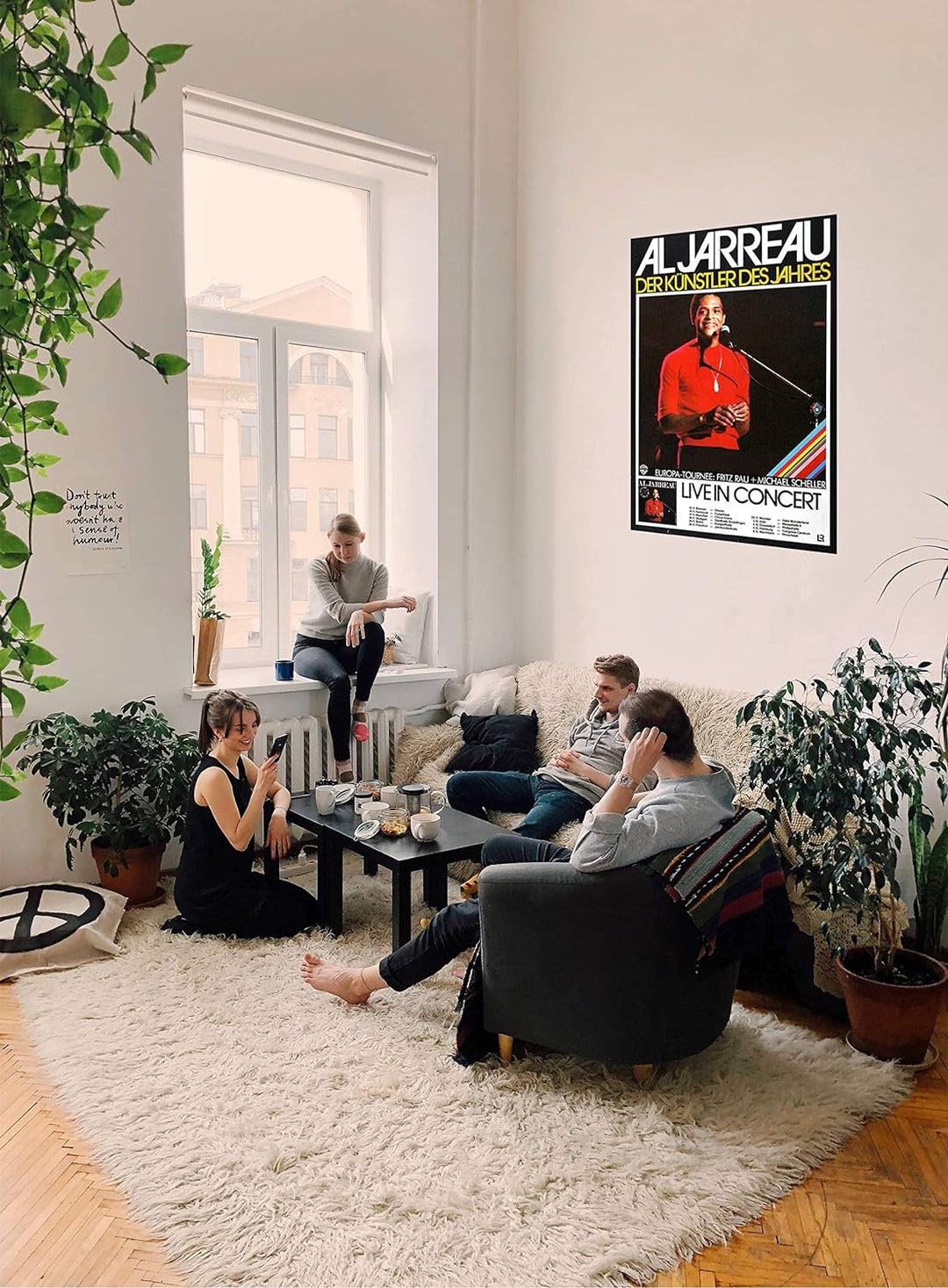 Al Jarreau - The Rainbow, Tour 1979 » Konzertplakat/Premium Poster | Live Konzert Veranstaltung | DI