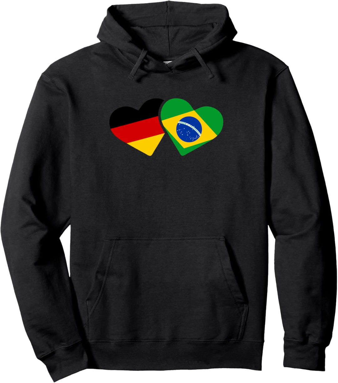 Deutschland Brasilien Liebe Deutsch Brasilianer Geschenk Pullover Hoodie