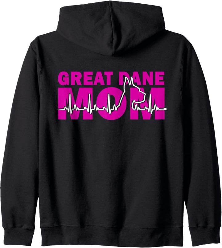 Great Dane-Hund | Great Dane Mom Kapuzenjacke