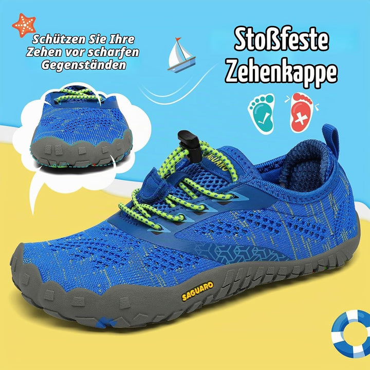 SAGUARO Kinder Barfussschuhe Schnell Trocknend Badeschuhe, 24-36 EU 26 EU Blau, 26 EU Blau