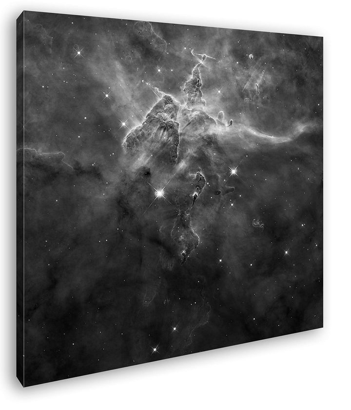 deyoli gigantischer Sternennebel Format: 60x60 Effekt: Schwarz&Weiss als Leinwandbild, Motiv fertig