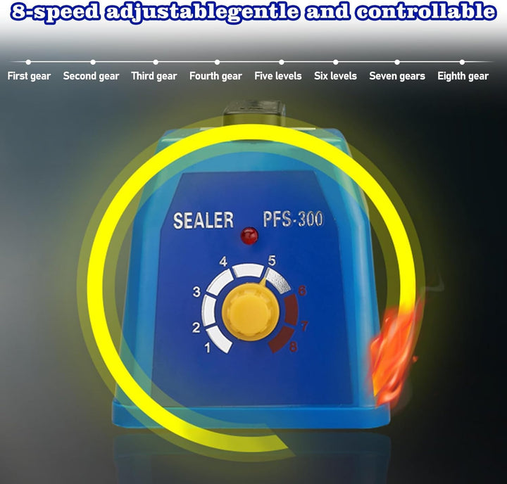 Vegena Heisssiegelgerät, 200mm Folienschweissgerät, Balkenschweissgerät, Versiegelungsgerät Temperat