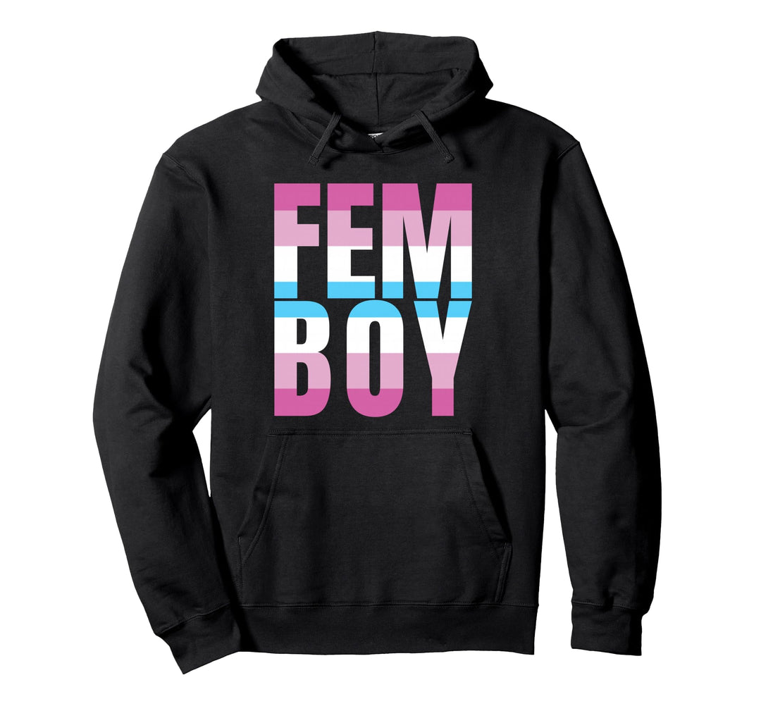 Femboy Flag on FEMBOY Pullover Hoodie