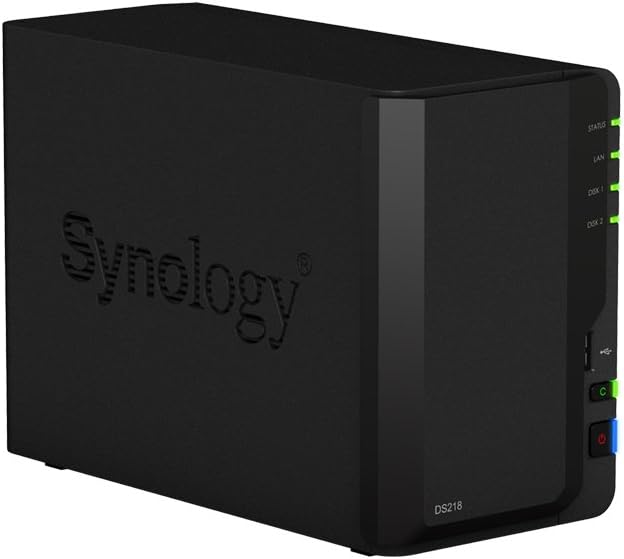 Synology DiskStation DS218 Bundle inkl. WD Red (2 x 4TB WD Red)