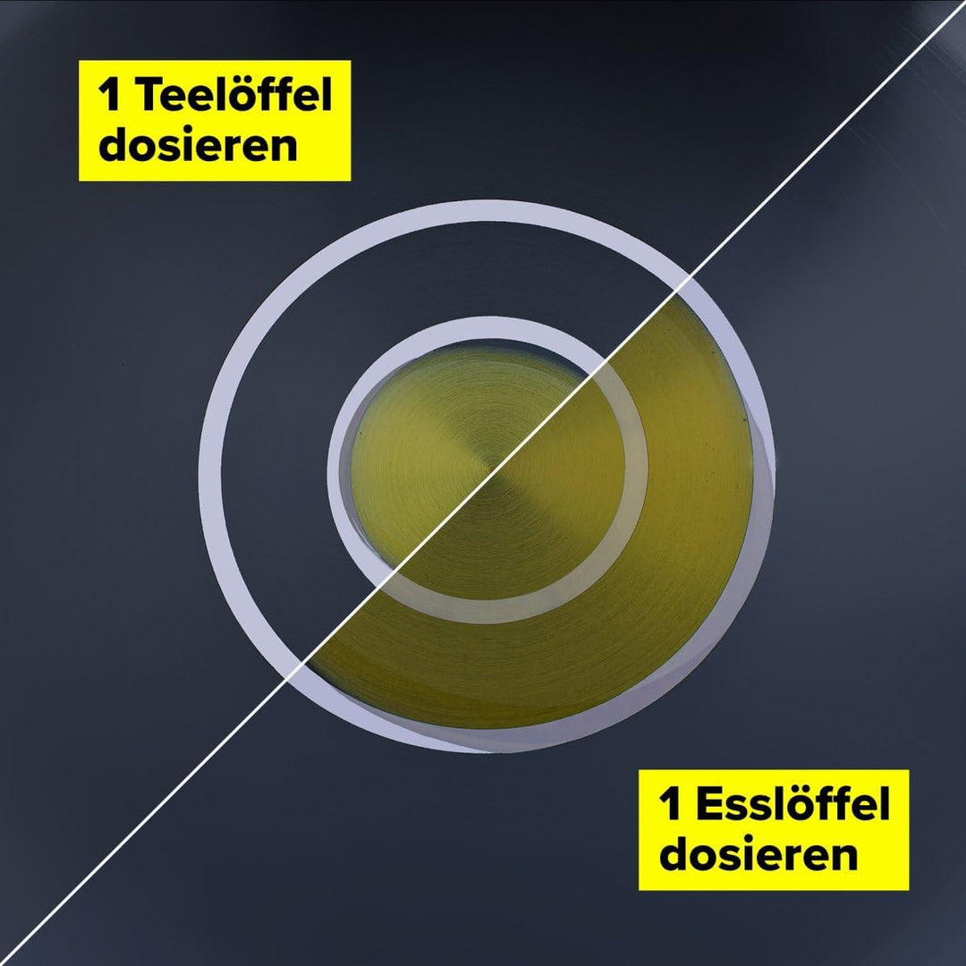 Tasty Antihaft-Kochtopf mit Glasdeckel und Öldosiersystem, 20cm, 3500ml – Gepresstes Aluminium, für