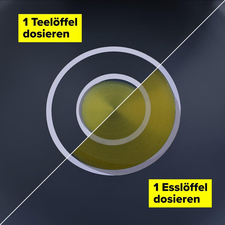 Tasty Antihaft-Kochtopf mit Glasdeckel und Öldosiersystem, 20cm, 3500ml – Gepresstes Aluminium, für