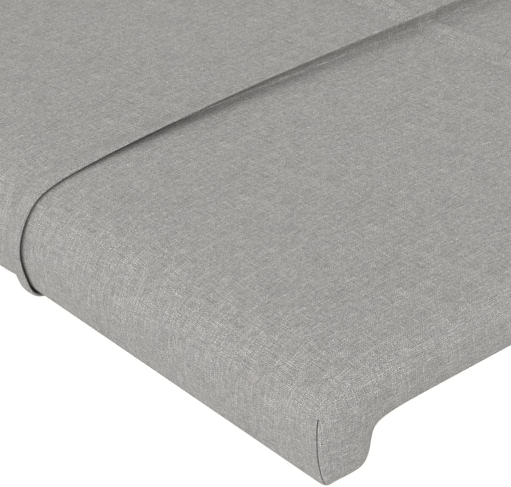 vidaXL Kopfteil, Bettkopfteil mit Holzbeinen, Höhenverstellbar Polsterkopfteil für Bett, Betthaupt B
