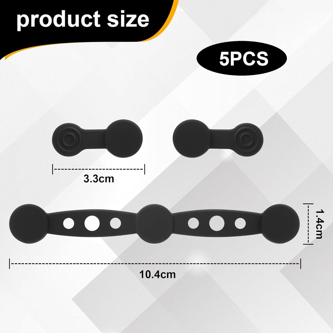 15 Stück Magnetische Befestigungsschnalle,Magnet Silikon Schnalle,Magnet Silikon Schna für Backpapie