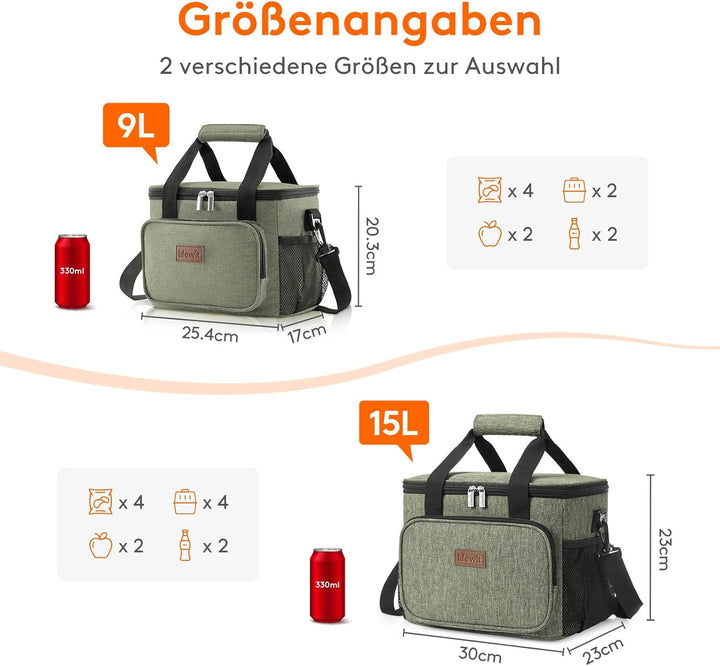 Lifewit Grosse Kühltasche Faltbar, Lunchtasche, Thermotasche Isoliertasche Picknicktasche für unterw