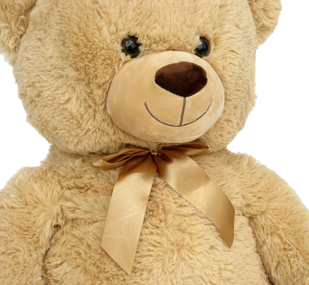Wagner 9048 - Riesen XXL Teddybär 100 cm gross in hell-braun - Plüschbär Kuschelbär Teddy Bär in