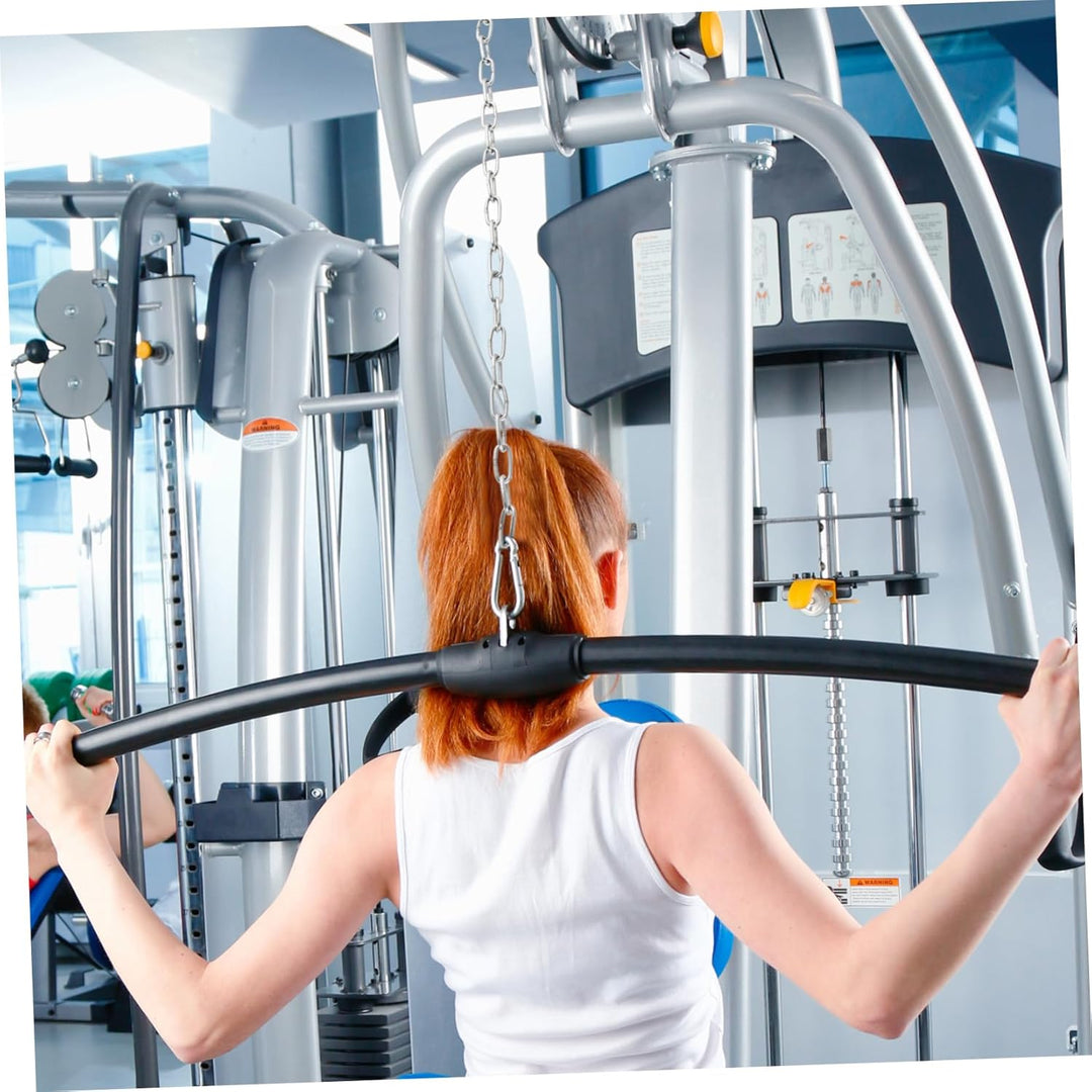 Milisten Trizeps-verlängerungskette Aus Hochwertigem Eisen Pull-down-Kette Mit Doppelgriff Fitnesszu