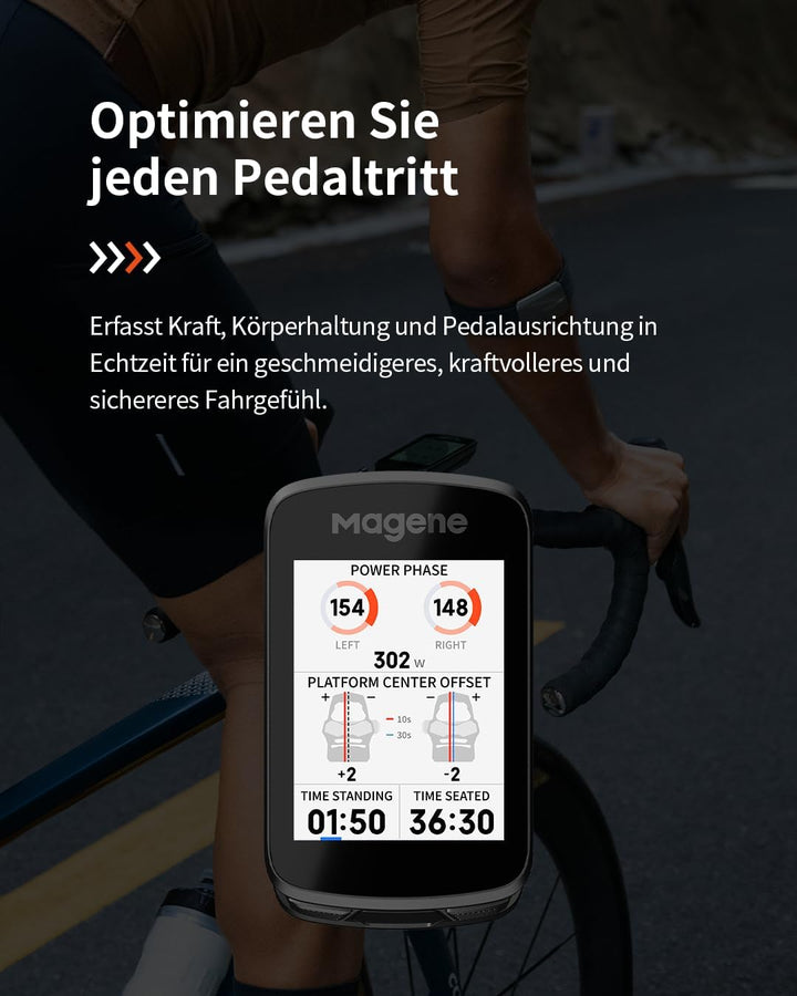Magene C606 Pro GPS-Fahrradcomputer, Kartennavigation, Multi-Szenario ClimbPro, 2,8-Zoll-Farb-Touchs