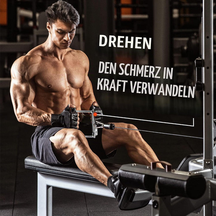 Yes4All Einhandgriff, Trizeps Griff, Fitness Griffe, Kabelzug, Seilzug Fitness, Latzug Griff, Gym Gr