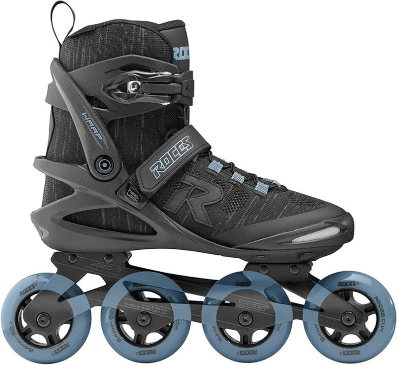 Roces Unisex – Erwachsene Warp Thread Tif Inline Skate 45 black-airblue, 45 black-airblue