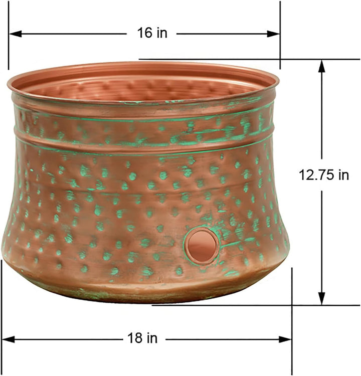 Liberty Garden 1917-G Schlauchtopf Hammered Patina Gehämmert, Gehämmert
