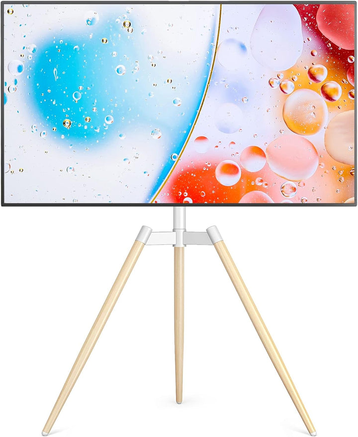 RFIVER Tripod TV Ständer Stativ Ständer Tripod Fernsehständer TV Bodenständer mit Staffelei Höhenver