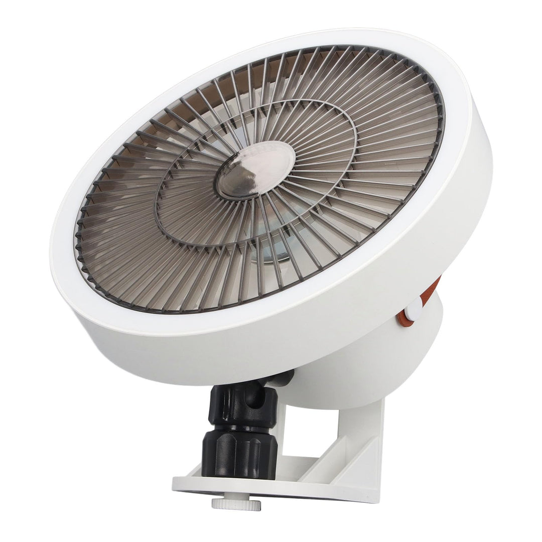 aqxreight Kleiner Wandventilator mit Fernbedienung, Mini-Oszillierventilator mit Nachtlicht, 3 Gesch