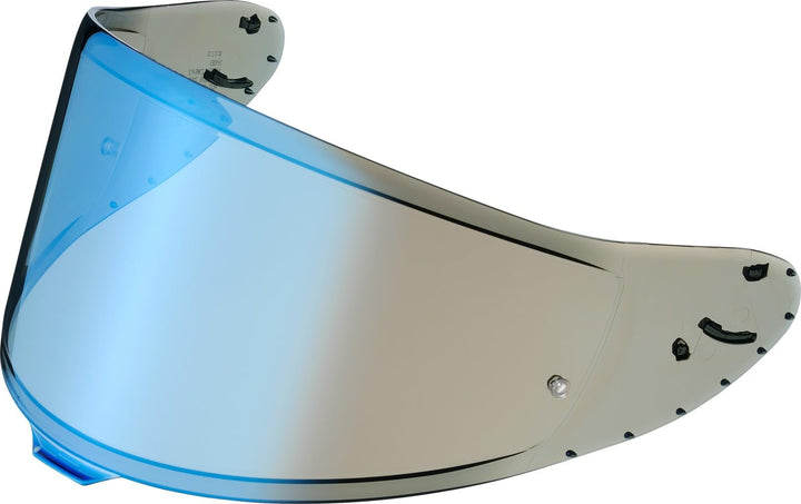 Shoei CWR-F2PN Visier (Iridium Blue,One Size) durchsichtig, durchsichtig