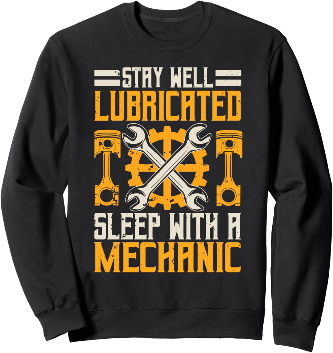 Mechanic Gifts Funny Car Repair Sleep With A Mechanic Sweatshirt