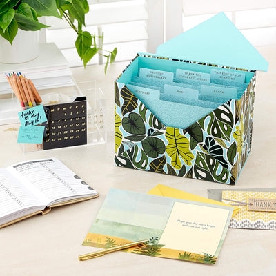 Hallmark 24 Stück handgefertigte Grusskarten, Modern Greenery, Geburtstagskarten, Babyparty-Karten,