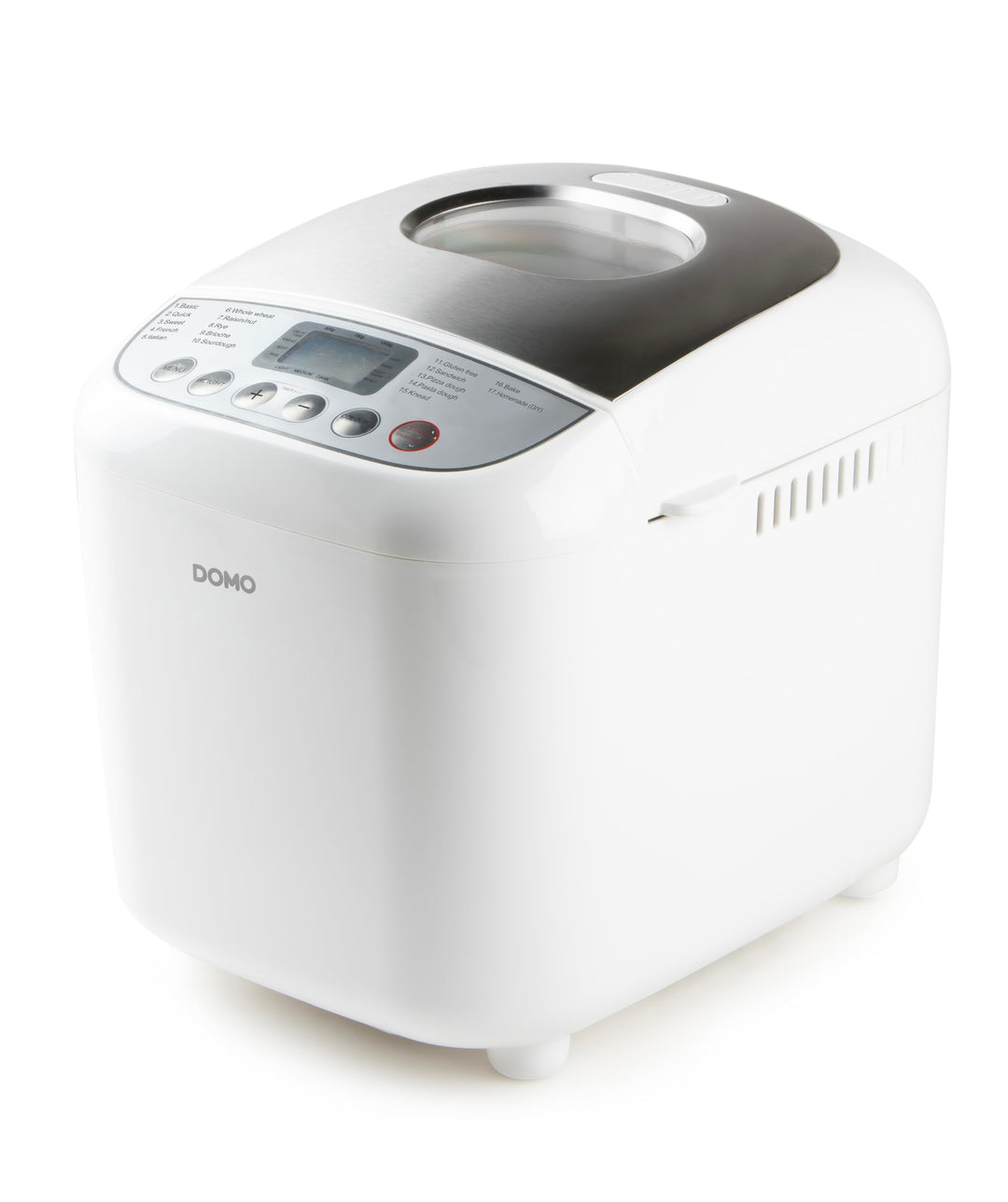DOMO B3976 Brotbackautomat 500-750-1000gr - 17 Programme - inkl. glutenfreiem Programm - mit Timer -