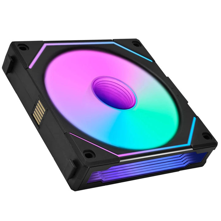 Lian Li UNI FAN SL-INF Reverse Blade ARGB 120mm Dreifach-Lüfter-Pack - Schwarz - Infinity Mirror RGB