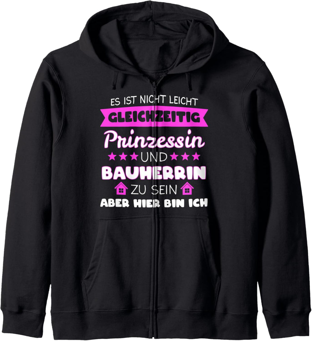 Bauherrin Richtfest Bauherrinnen Frauen Geschenk Kapuzenjacke