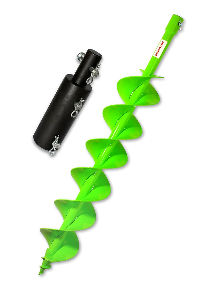 WERHE Profi Bohrer für Erdbohrer 120mm Florbohrer Brunnenbohrer robuste Bohrspitze geeignet für Maki