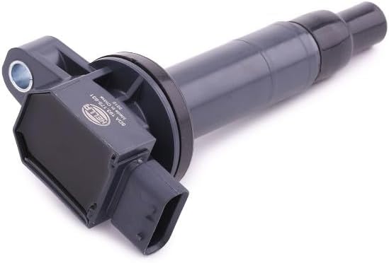 HELLA 5DA 193 175-931 Zündspule - 12V - 4-polig - Kerzenschachtzündspule - geschraubt