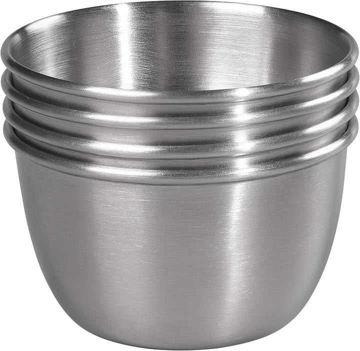 Tala Edelstahl-Puddingformen, Masse: 8 cm x 5 cm, ideal für Sommerpuddings, Dariole-Formen und Bisku