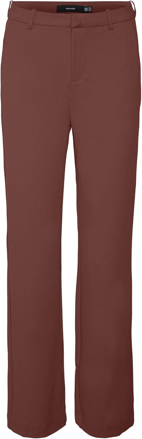 VERO Moda Damen Hose Vmzamira Mr Slim Straight Pant Ga Noos 34W / 34L Grey Pinstripe, 34W / 34L Grey