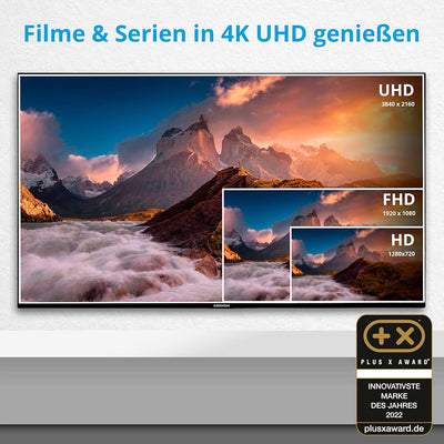 MEDION X15021 (MD 30961) 125,7 cm (50 Zoll) QLED Fernseher (Smart TV, 4K, Dolby Vision HDR, Dolby At