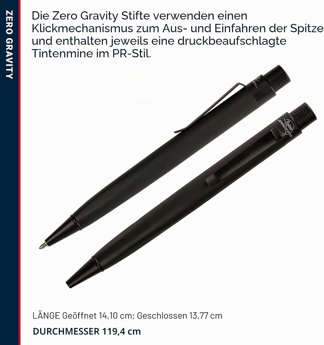 Fisher Space Pen Zero Gravitty Matt Black