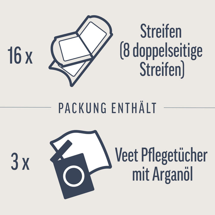 [Neu] Veet Expert Kaltwachsstreifen Bikinizone & Achseln - Wachsstreifen zur Haarentfernung für alle