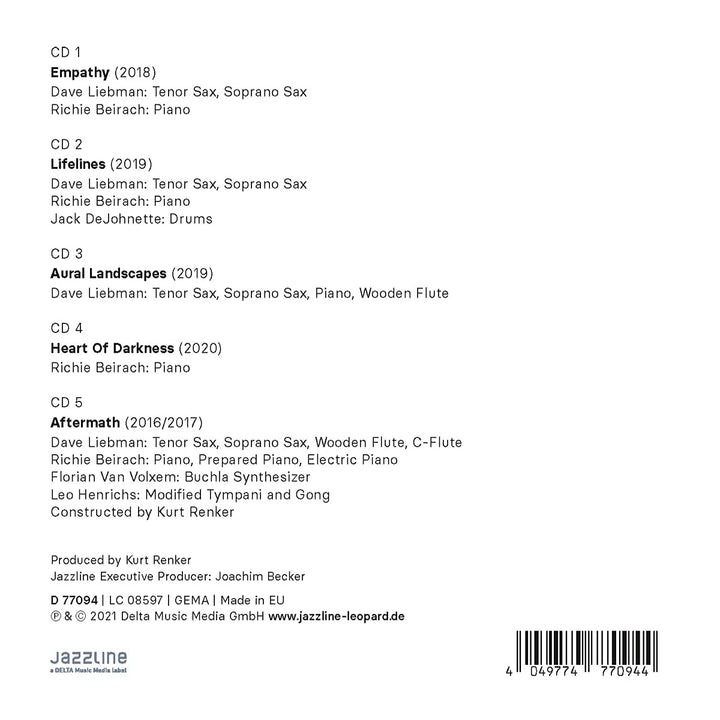 Empathy (5CD Box), Audio-CD