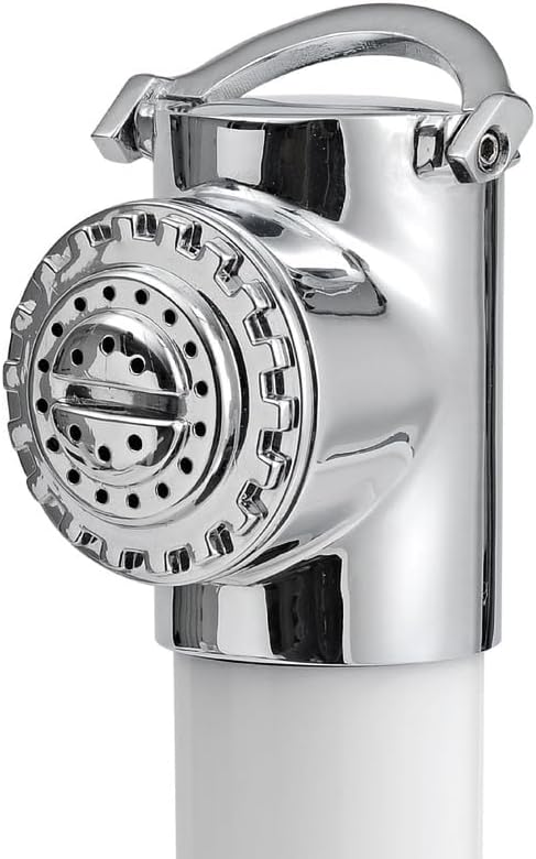 Osculati Classic Evo Deckdusche, weiss PVC-Schlauch 4 mm Vertikal montiert